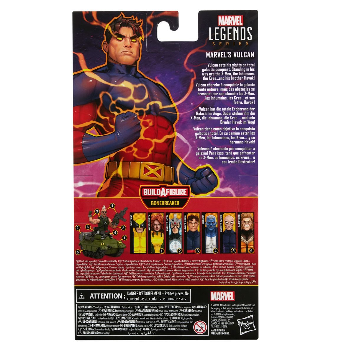 X-Men Marvel Legends Marvel’s Vulcan Hasbro
